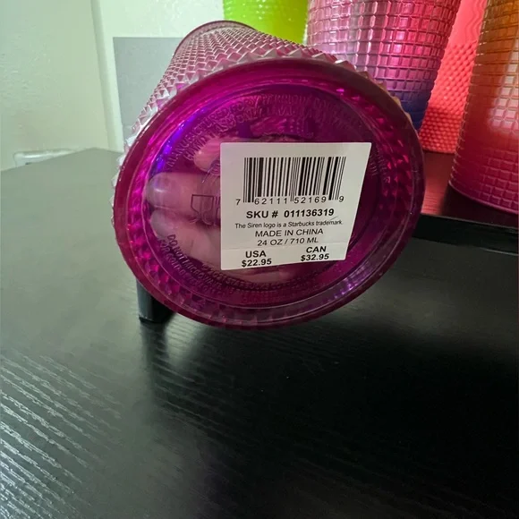 Starbucks Fuchsia Textured Tumbler - Picture 2 of 3